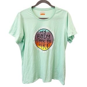 Merrell Shirt Women's 1X Unlikely Hikers My Body Took Me Here Gorpcore Outdoor